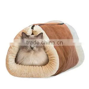 Kitty Shack 2 In1Tube Cat Mat Bed Pet Accessories Soft Winter Warm thumbnail-5