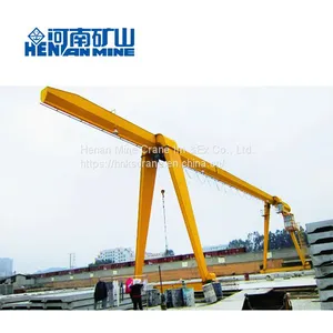 MH Type Outdoors 5ton 10ton Single Girder Electric Hoist Gantry Crane thumbnail-3