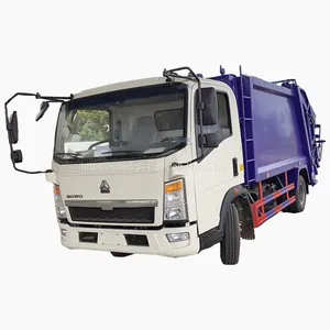 Sinotruk Howo 4x2 5 Cubic Meter Compactor Garbage Truck thumbnail-1