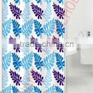 Toile Fabric Folding Shower Curtain Led Shower Curtain thumbnail-1