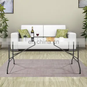 Factory Direct Supply Sturdy Rust Resistant Bar Banquet Plastic Folding Tables and Chairs for Events Outdoor Table thumbnail-3