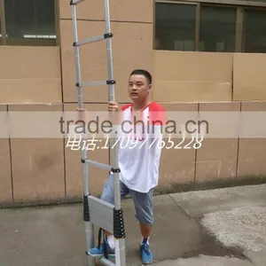 TELESCOPIC 3.2m ALUMINIUM DIY FOLDABLE EXTENDABLE BULIDERS MULTI PURPOSE LADDER thumbnail-6