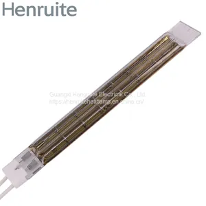 240v 3400w Glass Material Twin Shortwave Infrared Halogen Heaters Emitter thumbnail-1