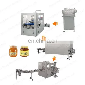 Cream/ Paste/ Sauce/JamHoney/Liquid/Detergent/Shampoo/Oil /Water/Beverage Bottle Filling Capping Labeling Machine thumbnail-1