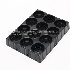 Black Plastic Blister Trays Blister Vacuum Forming Packaging Inner Pallets thumbnail-3