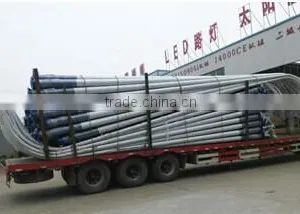 Q235 Steel Galvanized 6m Street Lamp Pole Steel Pole thumbnail-5