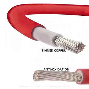 New Design 4mm 6mm 10mm Tinned Copper Conductor DC Photovoltaic Solar pv Cable thumbnail-5