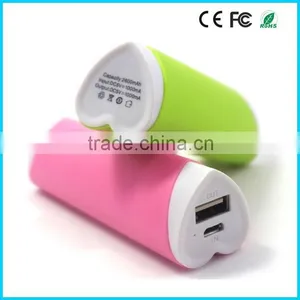 Custom Heart Shape Power Bank 2600mah Phone Power Backup Charger thumbnail-1