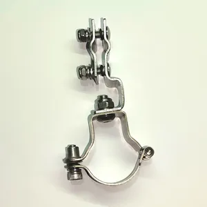 Steel Wire Rope Hanging Fire-proof Clamp for 1-1/4 Radiating Cable thumbnail-1