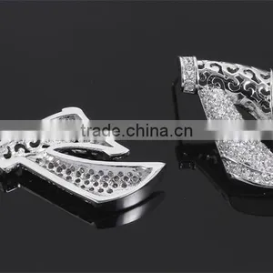 Newest Design Ladies Cubic Zirconia Pendant Classic Banquet Dressed Jewelry Set thumbnail-6