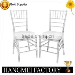Manufacture and Wholesale Crystal Clear Wedding Chair thumbnail-3