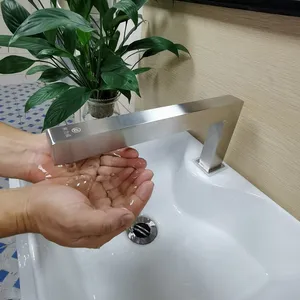 Children's Extended Sensing Faucet Stainless Steel Polished 30CM thumbnail-1
