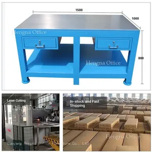 Hengna Anti-Static Heavy Duty Steel Workbench for Electronic Assembly Factory – ESD Safe Work Surface for SMT Production Line thumbnail-5
