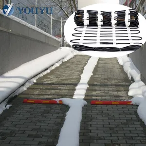 Snow Melting Electric Heat Wire Mat Heated Outdoor Mat for Driveway and Walkway thumbnail-1