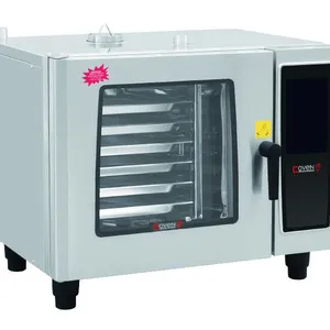 Stainless Steel Liquid Crystal Gas Combi Oven for Bakery & Pastry With Steam Injection thumbnail-1