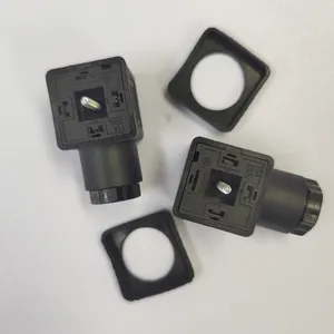 DIN43650C Carbon Steel Solenoid Valve Electrical Coil Plug Connector thumbnail-5