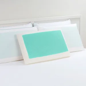 Blue Bubble Gel + Memory Foam Pillow thumbnail-1