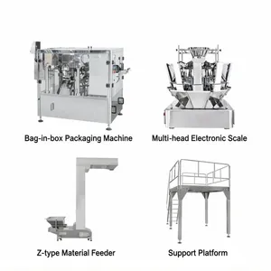 Combination Full Automatic Packaging Machine Vertical Multi-head Packaging Machine for Cereal Dog Food Meatballs Peanut and Candy thumbnail-4