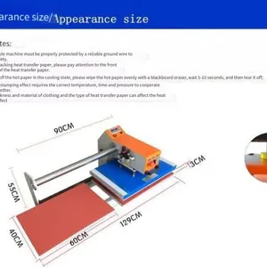 Hengjun Gj-q2 Digital Printing Heat Transfer Machine, Pneumatic Semi-automatic Heat Pressing Equipment, Starting From One Piece for Shipment thumbnail-4