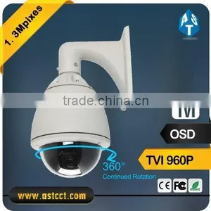 Vandal Proof HD TVI 960P 1/3 Inch CMOS Sensor Ptz Camera 1.3MP HD TVI 27x Optical Zoom High Speed Dome CCTV PTZ Camera thumbnail-1