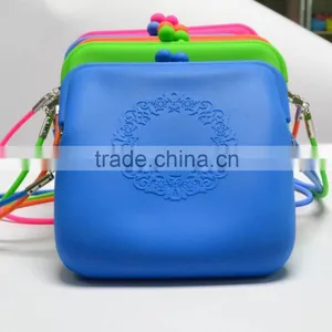 Silicone Jelly Womens Purses/colorful Wallets Lady Bag thumbnail-1