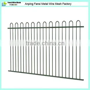 Loop Top 1.2mx2.4m Wrought Iron Pool Fence Panel for Australia thumbnail-1