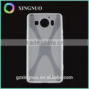 Slim Transparent Crystal Clear TPU Back Cover for Microsoft Lumia 950 thumbnail-2