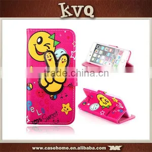 Fashion Cute Colorful PU Leather Flip Phone Case for Sony Z5 Leather Case thumbnail-1