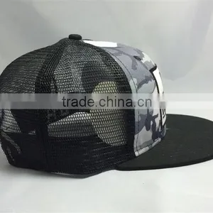 Custom Embroidery Patch Flat Trucker Cap Mesh Cap thumbnail-2