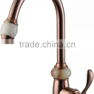 Vintage Style Antique Bronze Sink Faucet Swivel Handle Mixer thumbnail-2