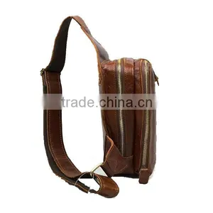 The Great Popular Leather Belt Bags the Shoulder Strap Waist Bag Sport Chest Bags thumbnail-3