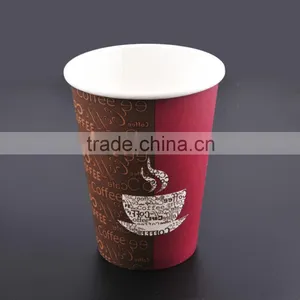 Wholesale 2016 New Cups for Hot Coffee/ Tea Paper Cup PS Lid / Cover thumbnail-4