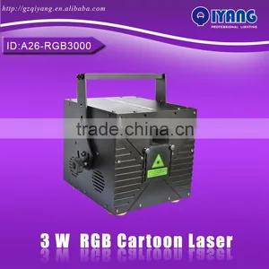OEM 30K Animation Light Rgb 3 Watt Laser thumbnail-1
