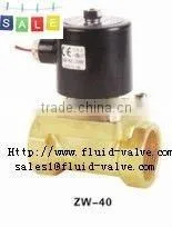 2/2 Way ZW-40 N/C Water Air Solenoid Valve thumbnail-1