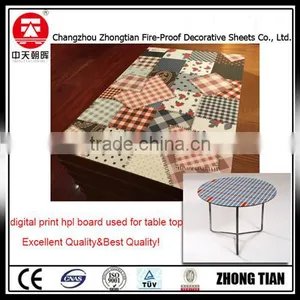 Customized Digital Print Hpl Counter High Pressure Compact Laminate Board thumbnail-1