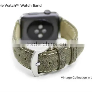 Original Kajsa Vintage Collection Genuine Leather Watch Band Wrist Strap For 42MM Apple Watch MT-3968 thumbnail-1