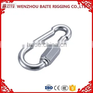 Galvanized Carabiner Type Quick Link Made in China Professional Manufacturer Link Chain Quick Link,Rigging Hardware thumbnail-1