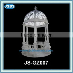 Garden White Marble Gazebo thumbnail-1