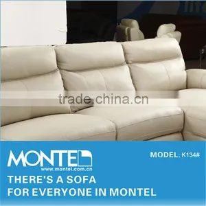 2015 Hot Sell L Shaped Leather Sofa With Recliner for Living Room thumbnail-4