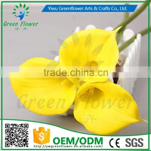 2016 Wholesales Real Touch Calla Lily PU Latex Artificial Flowers Home Decorative Flowers Wedding Decoration thumbnail-1
