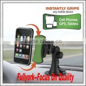 GripGo Sticky Grip Car Phone Mount As Seen On TV Sticky Grip Go Hands Free Cell Phone Holder thumbnail-1