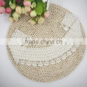 High Quality Fashion Neck Cotton Embroidery Lace Collar /lace Patch thumbnail-3