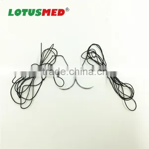 Surgical Suture 2/0 Silk Suture With Needle,75cm thumbnail-1