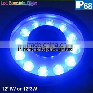 12W IP68 Stainless Steel 12V Color Change Fountain Led Lights thumbnail-5