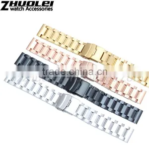 22|23mm High Quality Imported Stainless Steel Watch Bracelet for Men's and Women's Wholesale 3PCS thumbnail-4