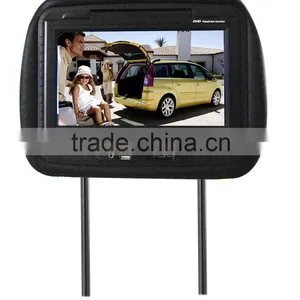 Promotion 9" Support Wireless Headphone Car Headrest DVD Player thumbnail-1