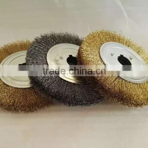 Crimped Circular Steel Wire Brush thumbnail-3