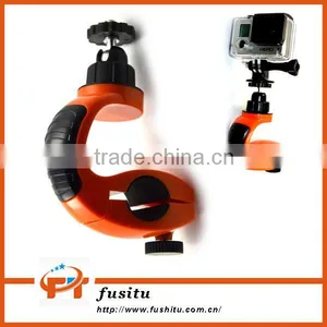Bike Handlebar Tube Socket Adapter Bracket Holder Outdoor Sports Photography for Gopro 4/3+/3 thumbnail-1