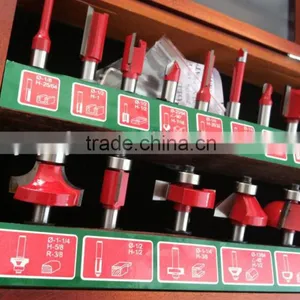 TC-015C 8mm Shank 15PCS Router Bit Set For Hand Router Machine In Wooden Display Box thumbnail-4
