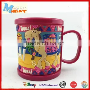 Plastic pp Type Insulated Double Walled Coffee Mugs thumbnail-2